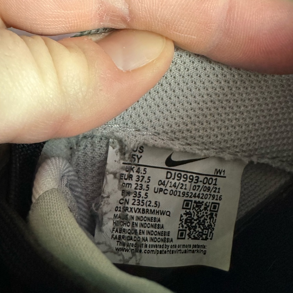 Nike Air Force 1 Low '07 LV8 NBA 75th Anniversary Trail Blazers 5 Youth - Picture 10 of 10